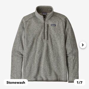BRAND NEW Patagonia 1/4 zip Better Sweater